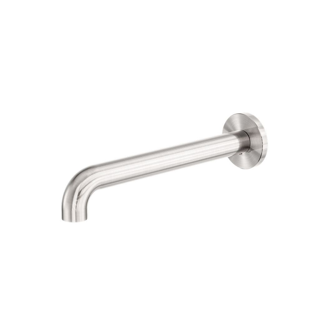 Zen Round Basin/Bath Spout Only 185mm Brushed Nickel