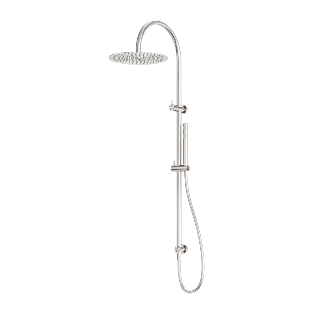 Zen Twin Shower Brushed Nickel