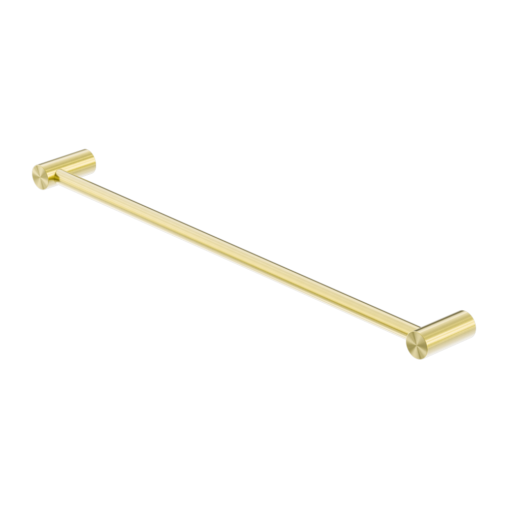 Zen Single Towel Rail 800mm Brushed Gold