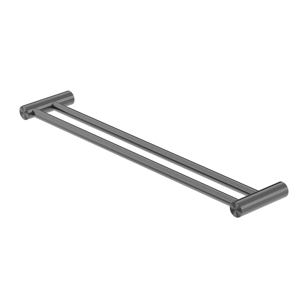 Zen Double Towel Rail 800mm Graphite