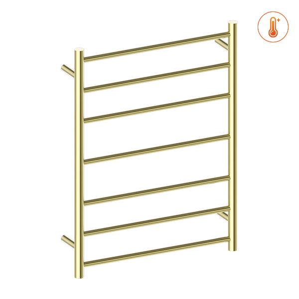 Heated Towel Ladder Brushed Gold