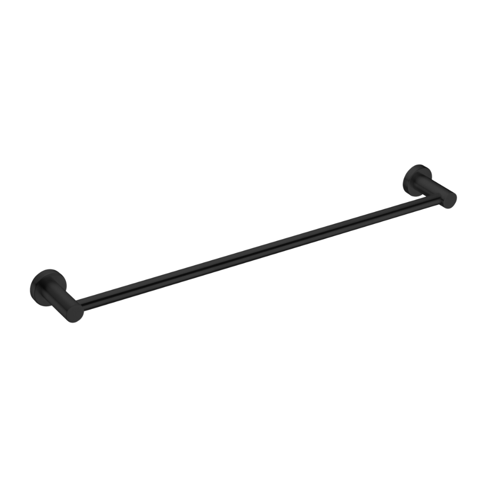 Mecca Single Towel Rail 600mm Matte Black