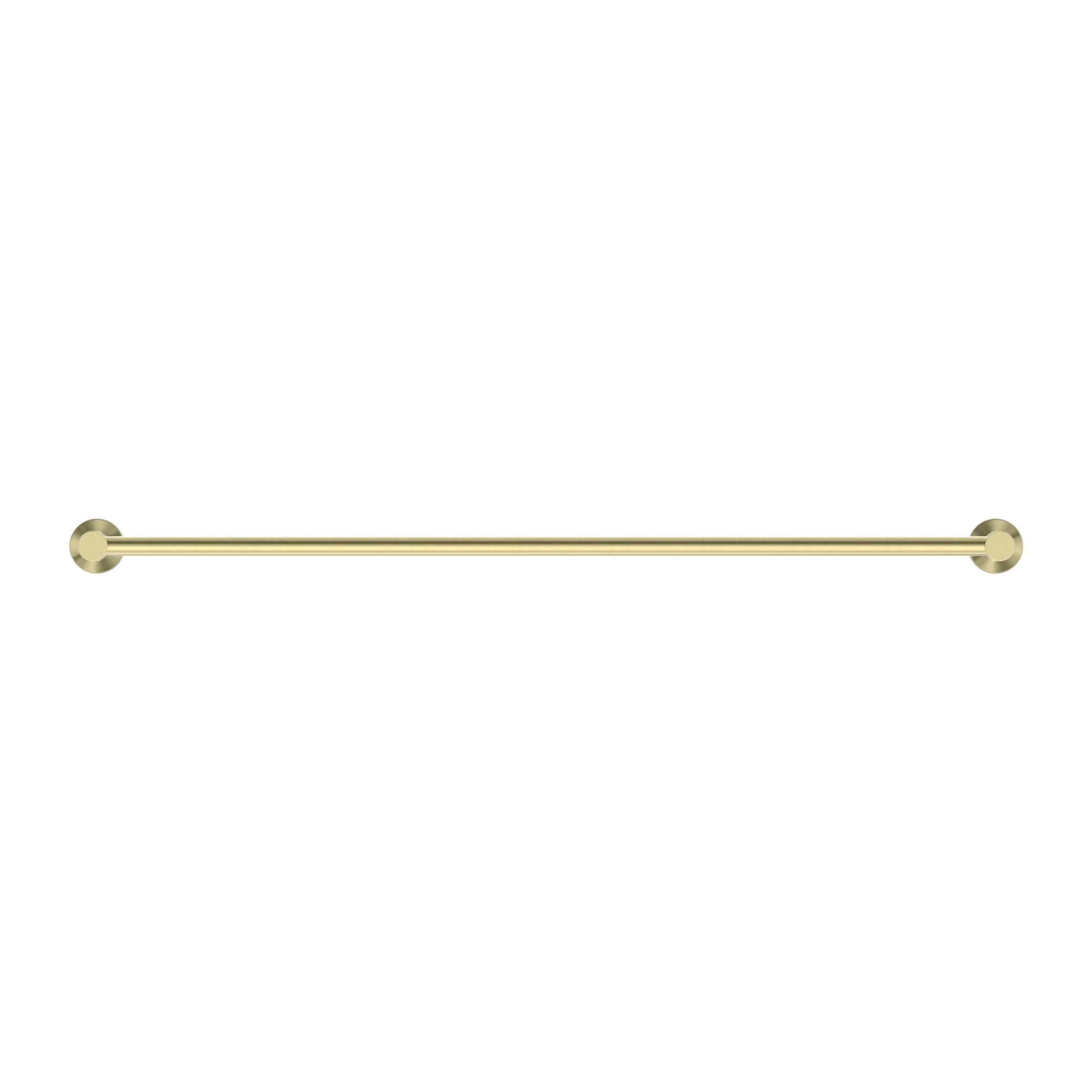 Mecca Single Towel Rail 800mm Brushed Gold