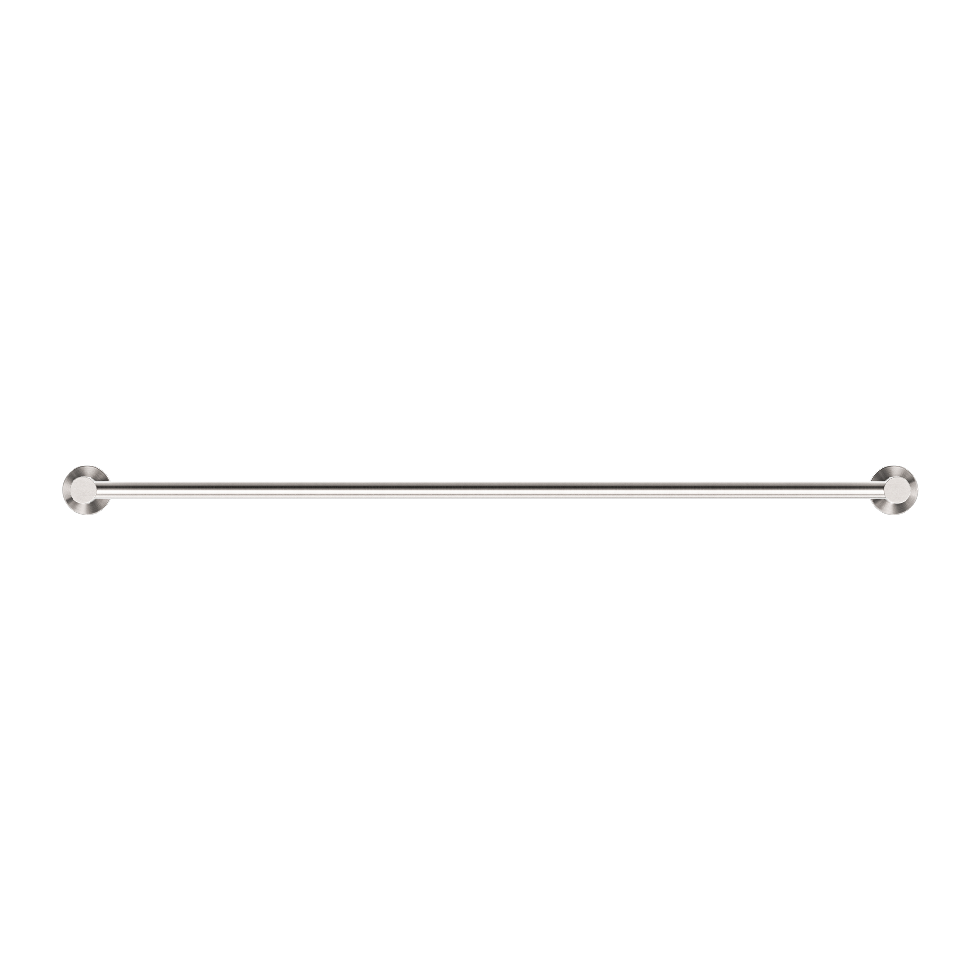 Mecca Single Towel Rail 800mm Brushed Nickel