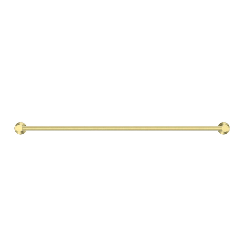 Mecca Double Towel Rail 800mm Brushed Gold