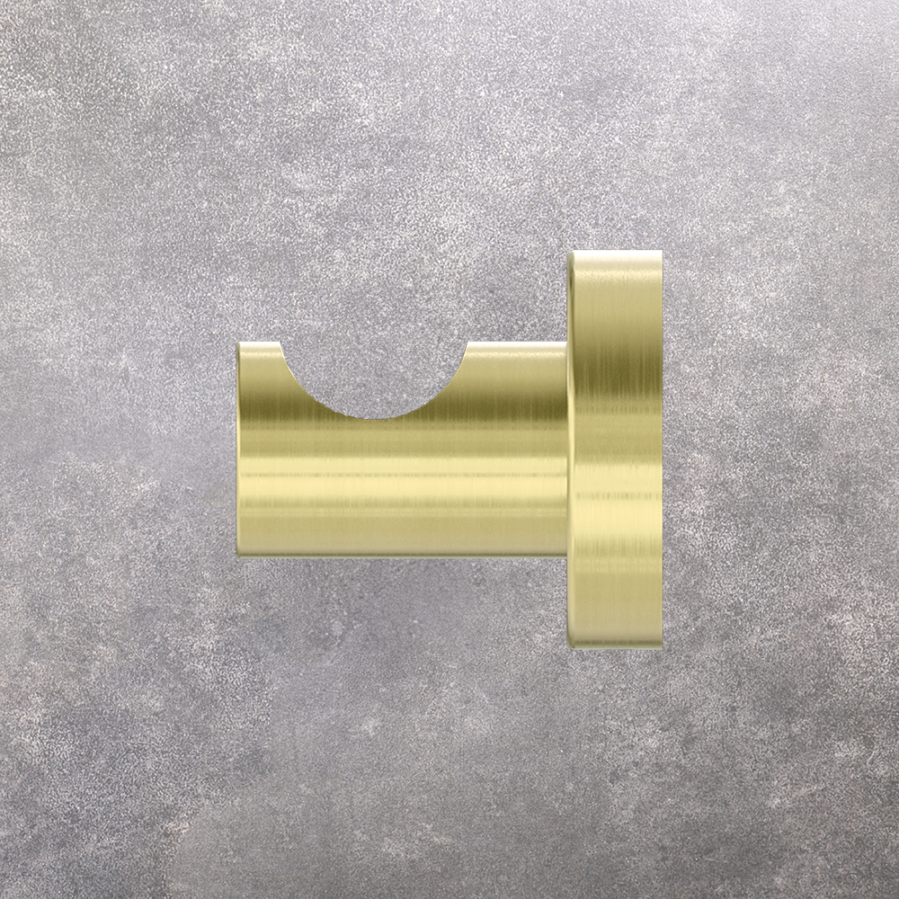 Mecca Robe Hook Brushed Gold