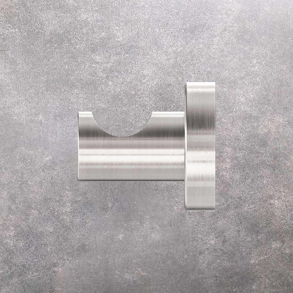 Mecca Robe Hook Brushed Nickel