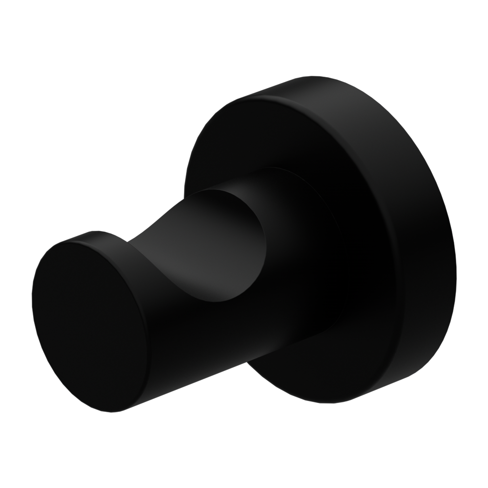 Pearl Robe Hook Matte Black