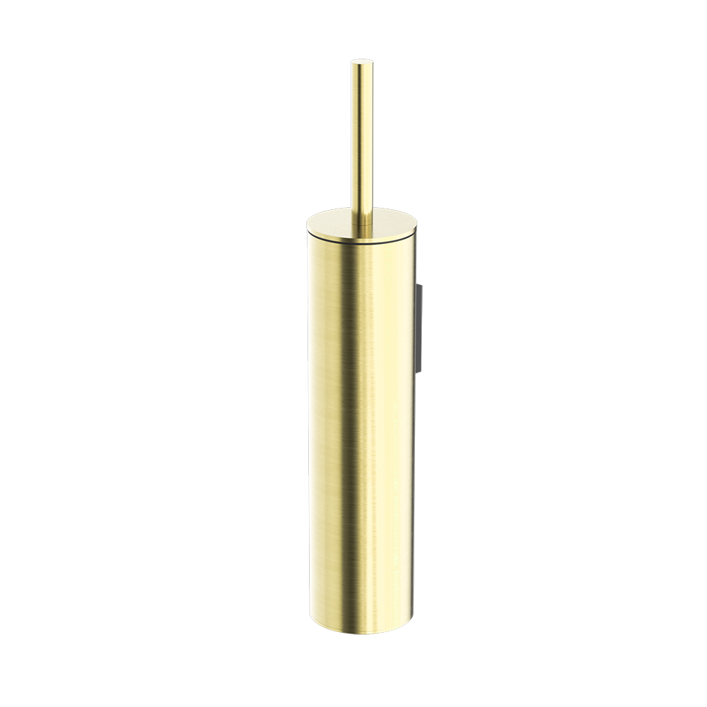 Mecca Toilet Brush Holder Brushed Gold