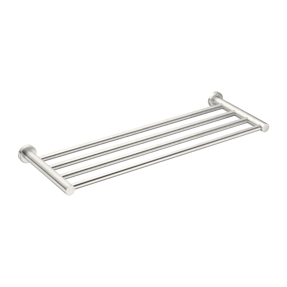 Mecca Towel Rack Brushed Nickel