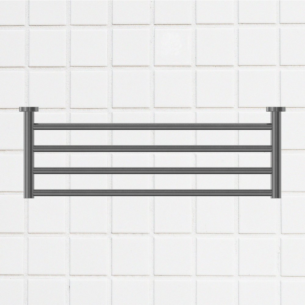 Mecca Towel Rack Brushed Gunmetal