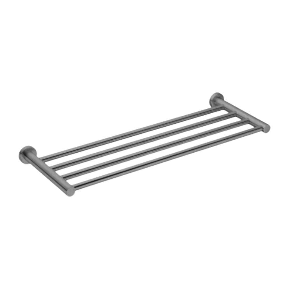 Mecca Towel Rack Brushed Gunmetal