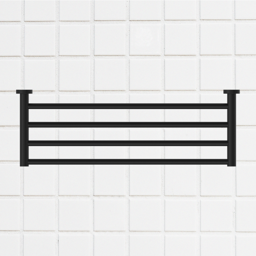 Mecca Towel Rack Matte Black