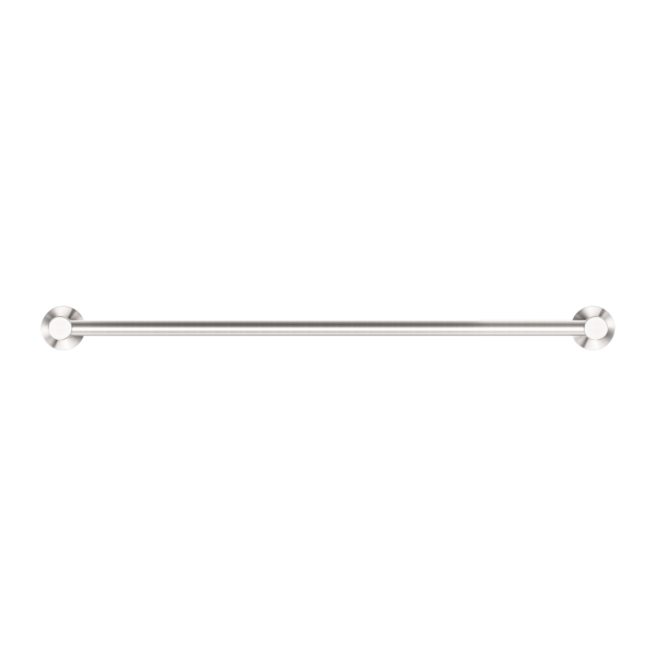 Classic Single Towel Rail 600mm Brushed Nickel