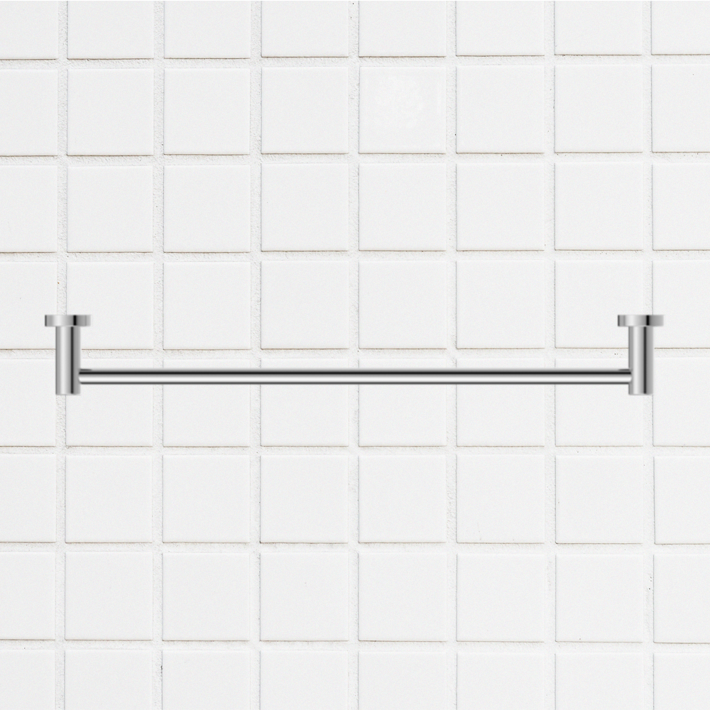 Classic Single Towel Rail 600mm Chrome