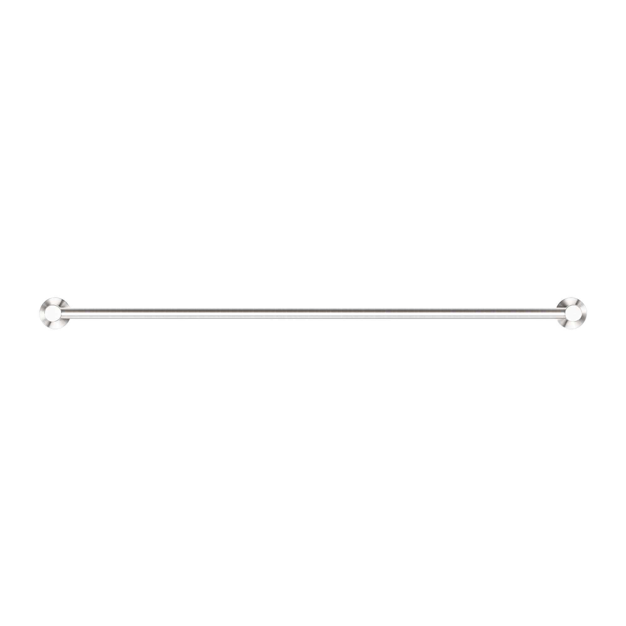 Dolce Single Towel Rail 800mm Brushed Nickel