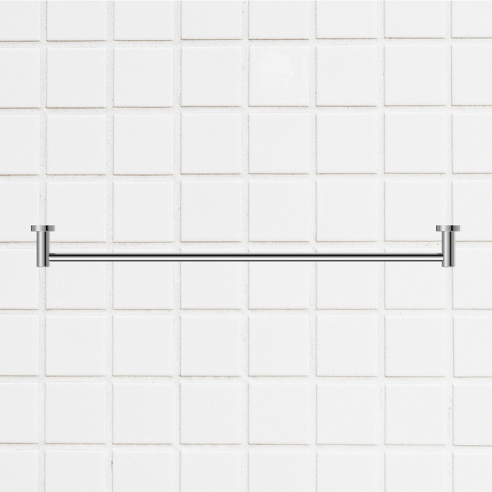 Dolce Single Towel Rail 800mm Chrome