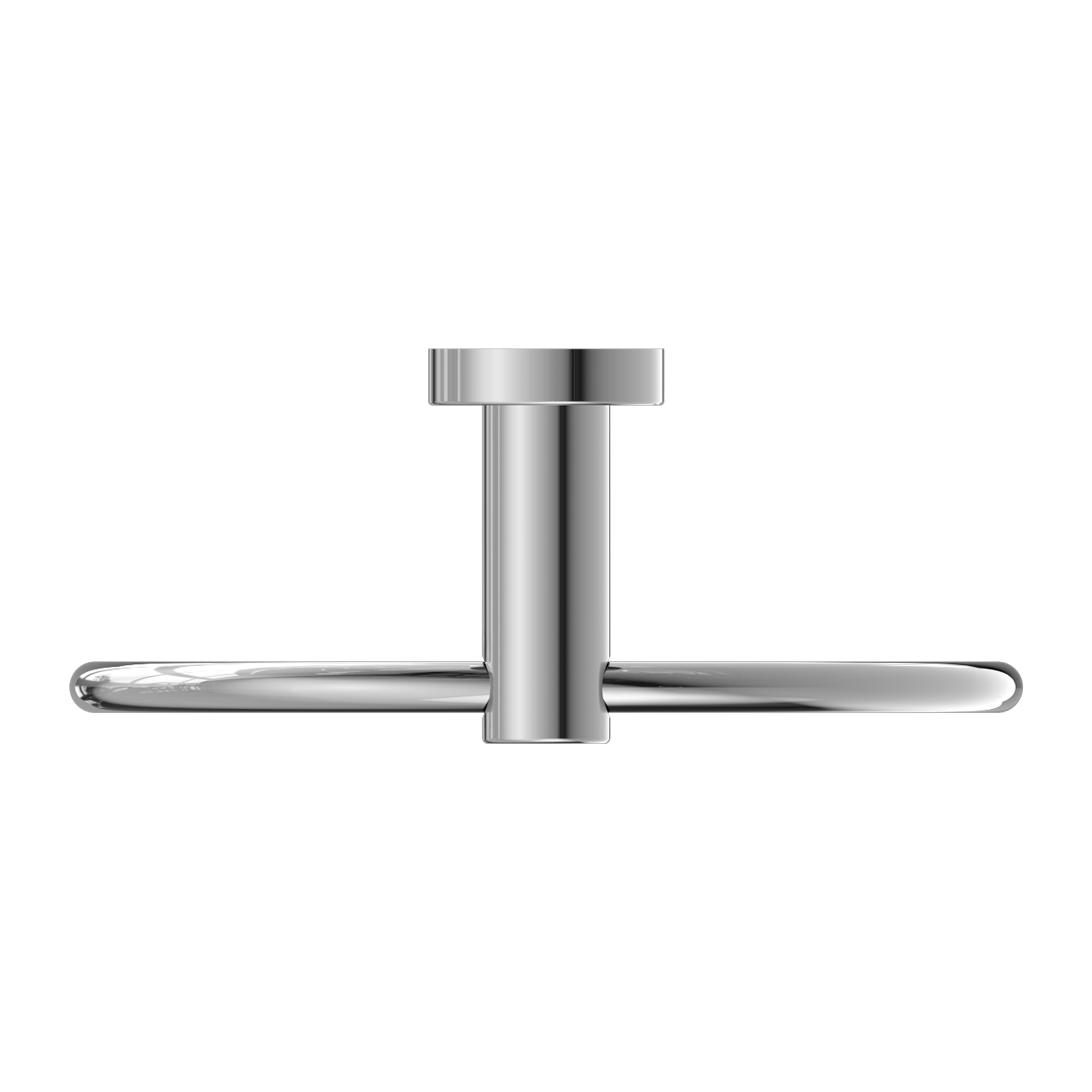 Classic Hand Towel Ring Chrome