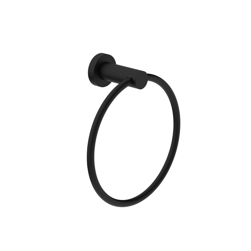 Dolce Hand Towel Ring Matte Black