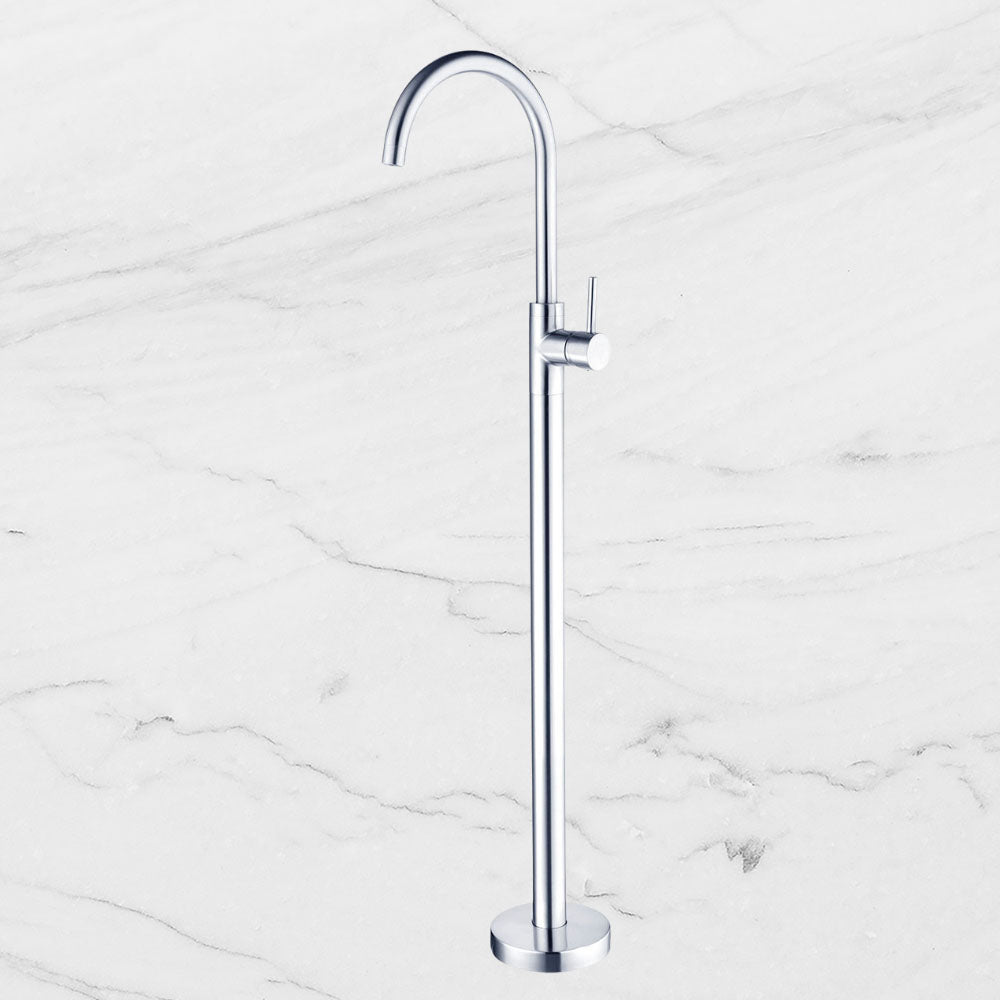 Dolce Floormount Bath Mixer Chrome