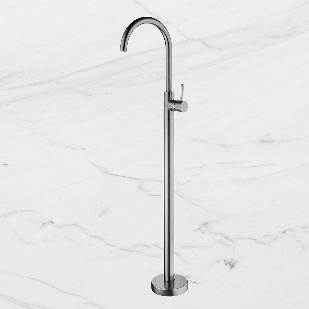 Mecca Freestanding Bath Mixer Gunmetal