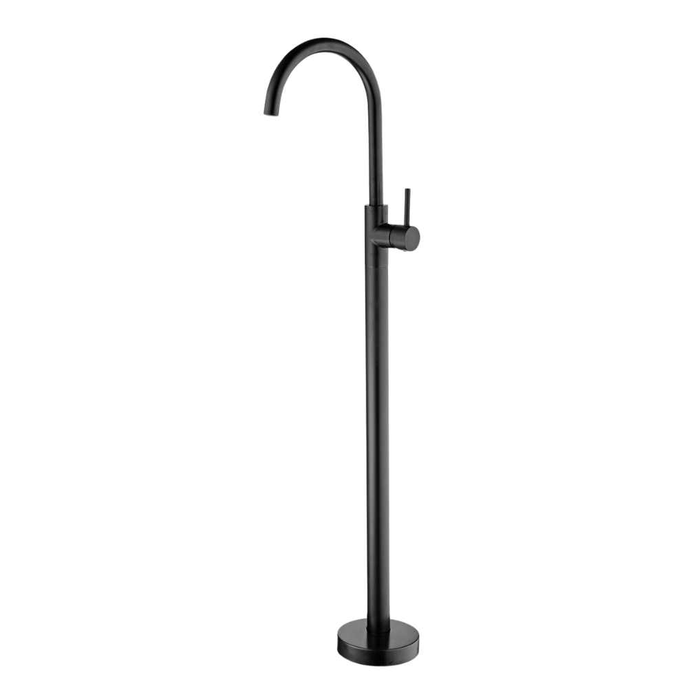 Dolce Floormount Bath Mixer Matte Black