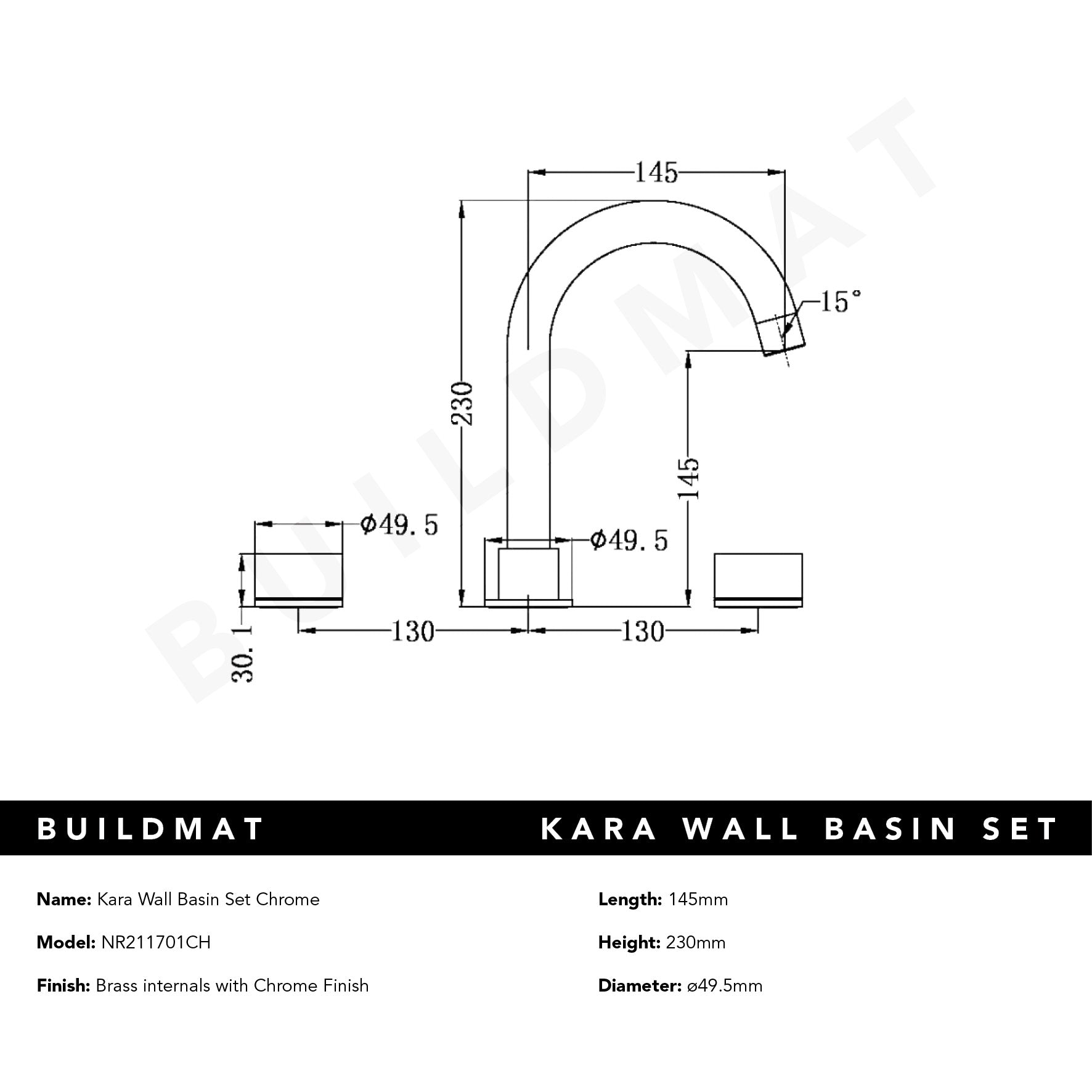 Kara Basin Set Chrome