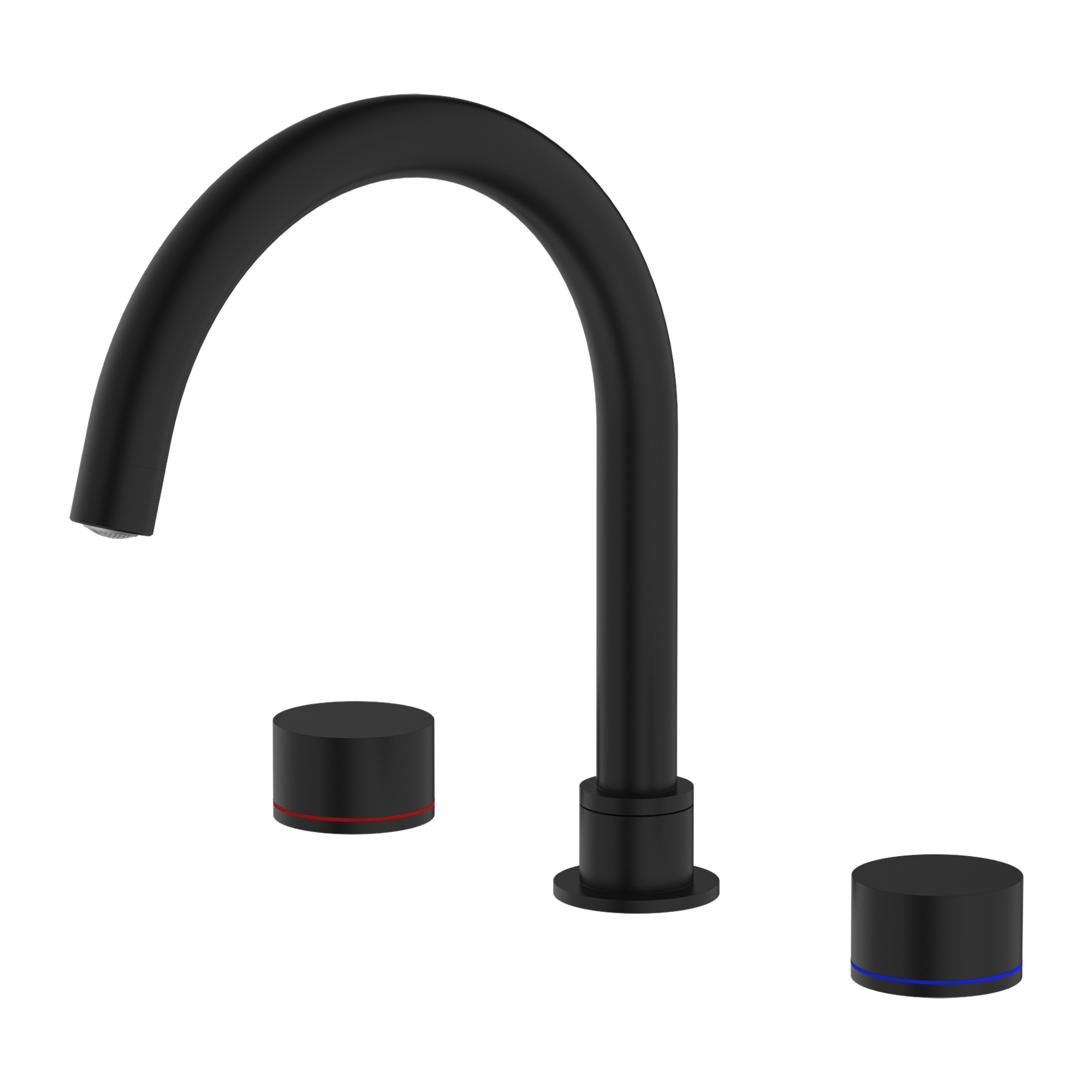 Kara Bath Set Matte Black