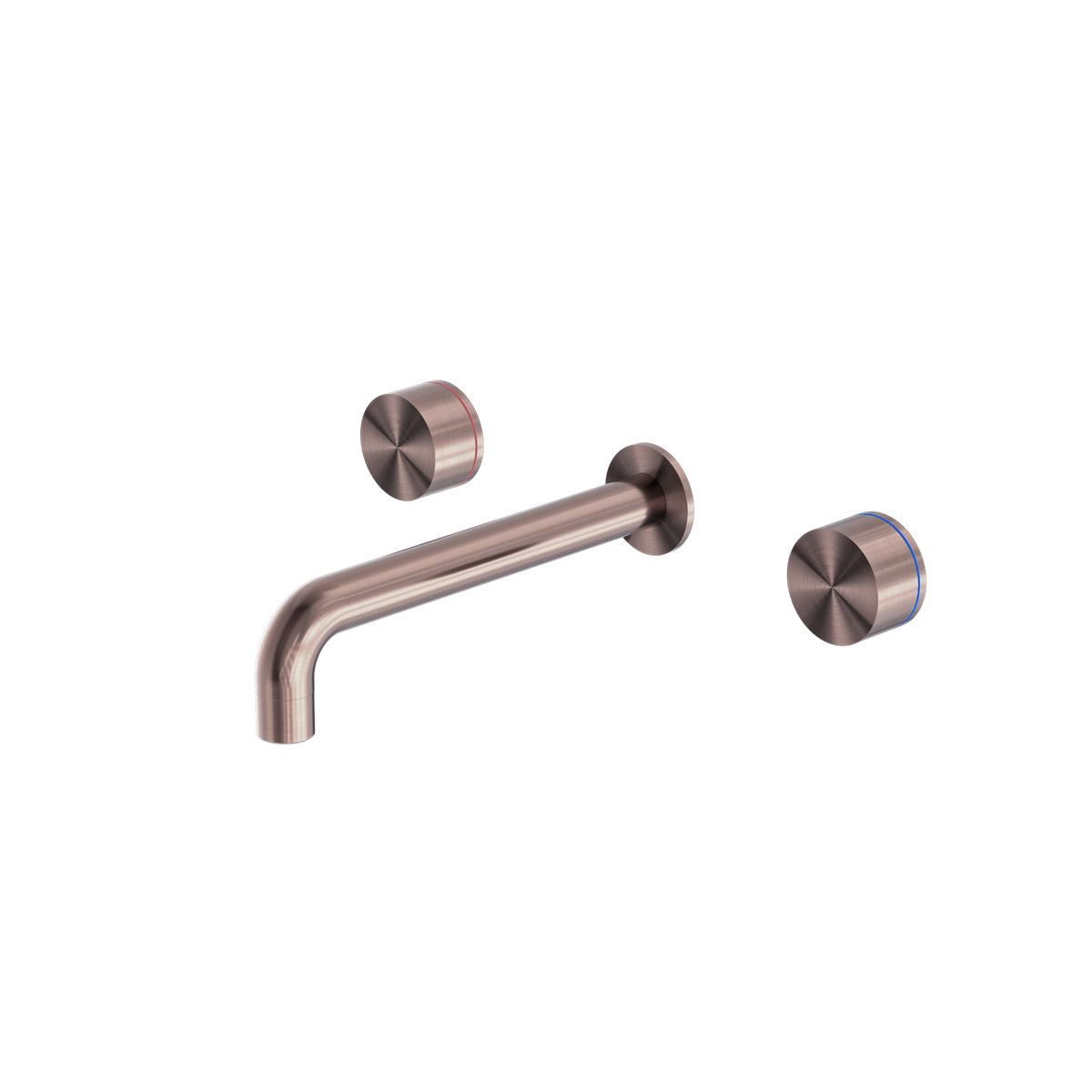 Kara Wall Basin Set 180mm Brushed Bronze