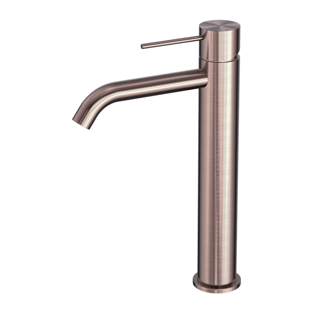 Mecca Tall Basin Mixer Brushed Bronze