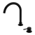 Nero Mecca Hob Basin Mixer Round Swivel Spout Matte Black