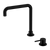 Nero Mecca Hob Basin Mixer Square Swivel Spout Matte Black