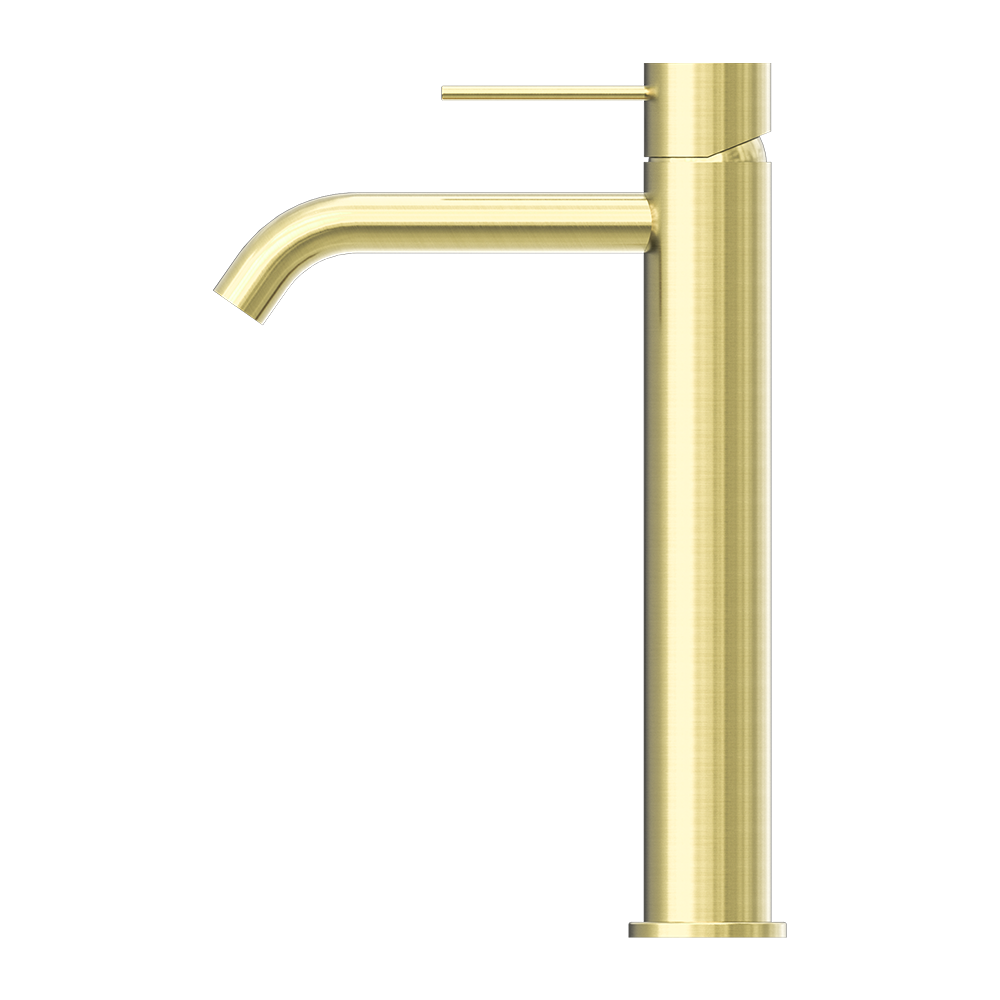 Mecca Tall Basin Mixer Brushed Gold