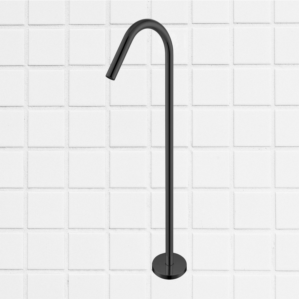 Mecca Freestanding Bath Spout Only Matte Black