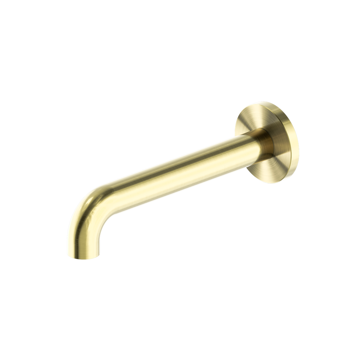 Mecca Basin/Bath Spout Only 185mm Brushed Gold