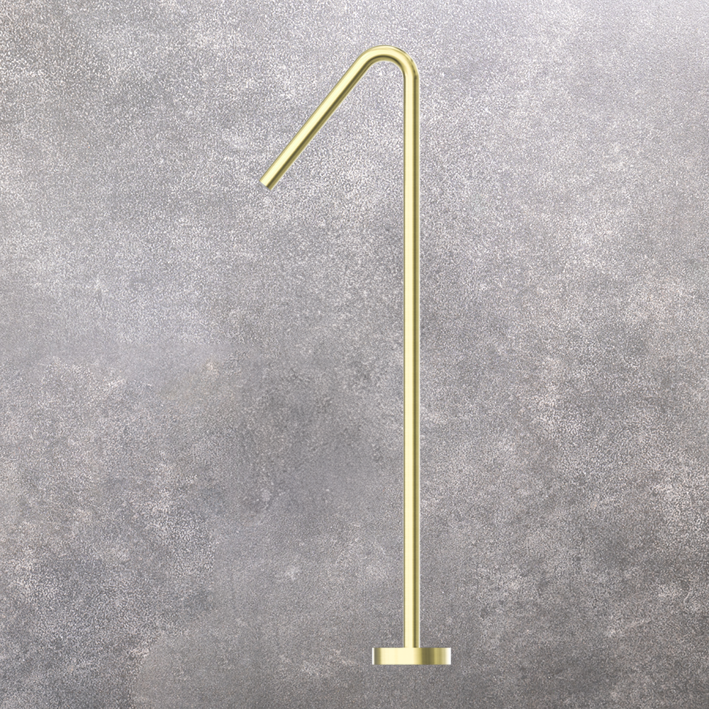 Mecca Free Standing Bath Spout Brushed Gold