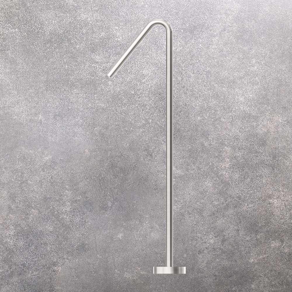 Mecca Freestanding Bath Spout Only Brushed Nickel