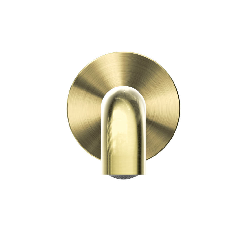 Mecca Wall Basin/Bath 260mm Spout Brushed Gold