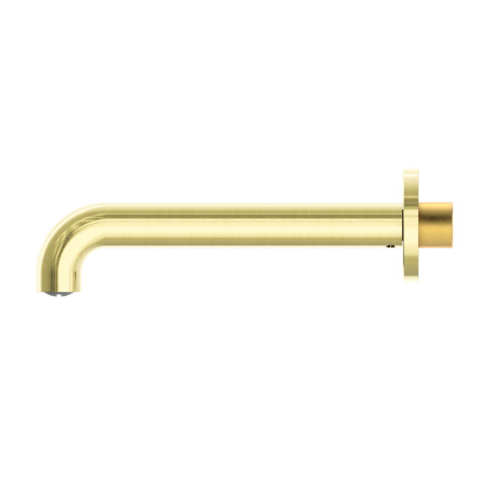 Mecca Wall Basin/Bath 260mm Spout Brushed Gold