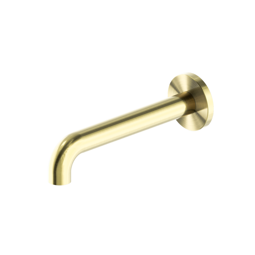 Mecca Wall Basin/Bath 260mm Spout Brushed Gold