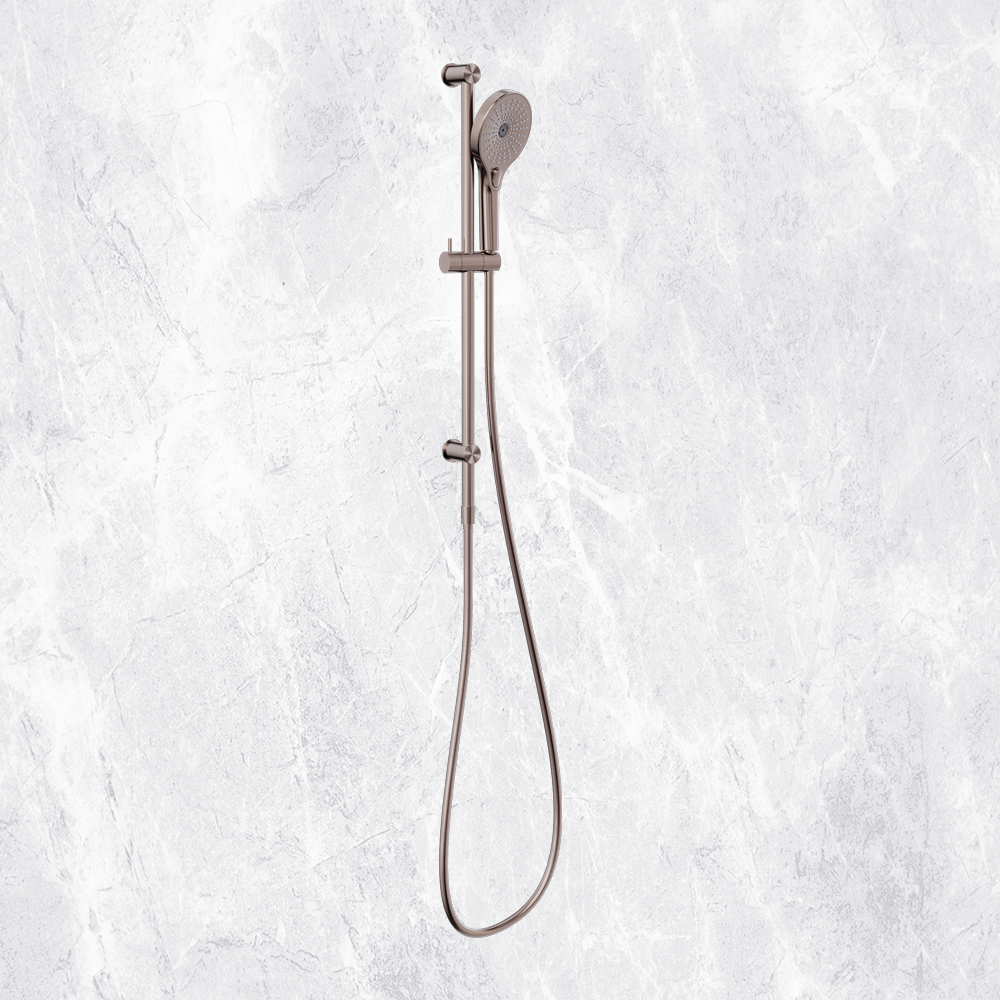 Mecca Shower Rail Brushed Bronze