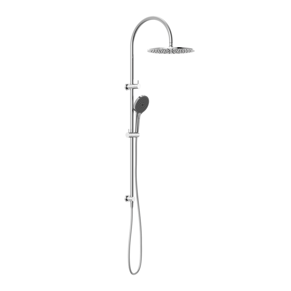 Mecca Twin Shower with Air Shower II Chrome