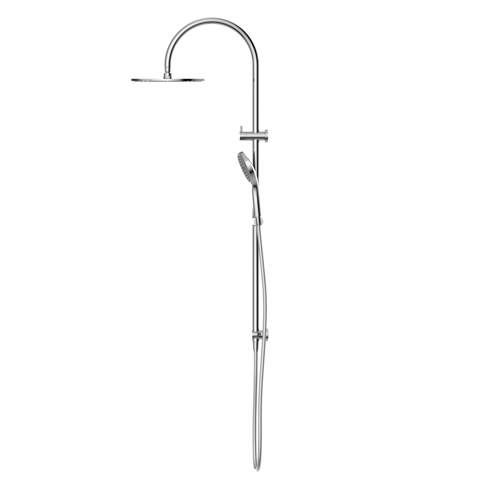 Mecca Twin Shower with Air Shower II Chrome