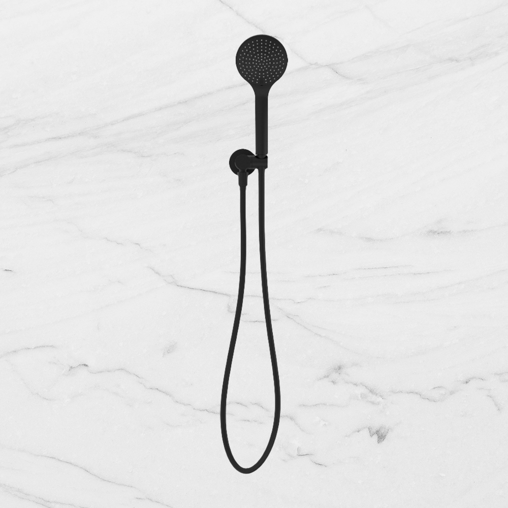 Mecca Hand Hold Shower With Air Shower Matte Black