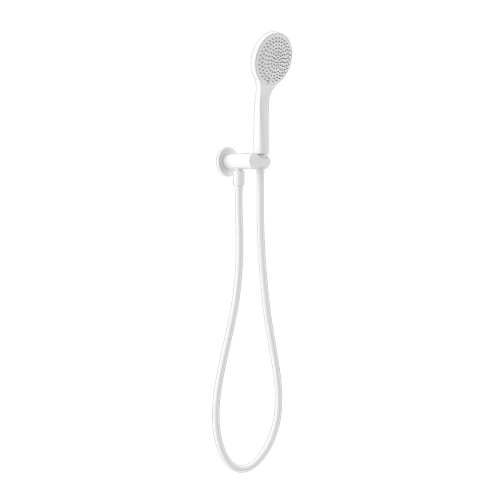 Mecca Hand Hold Shower With Air Shower Matte White