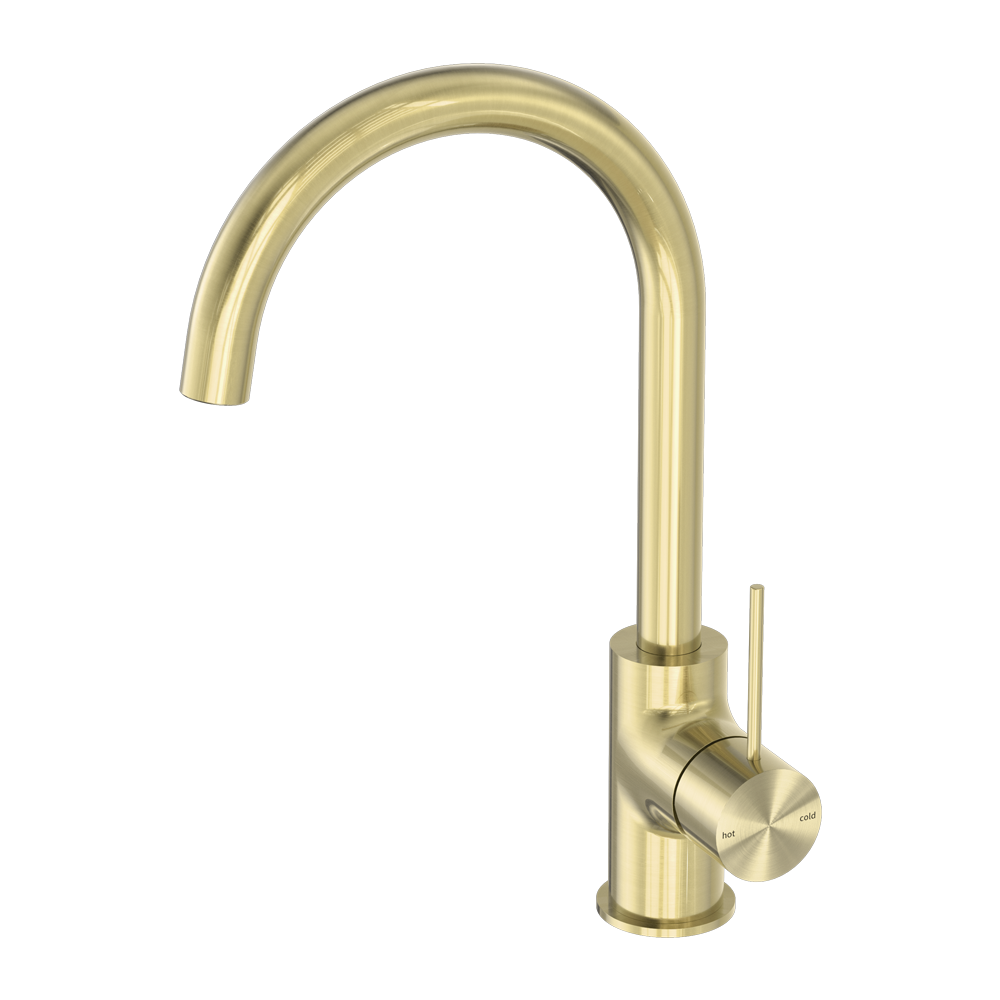 Mecca Brushed Gold Kitchen Mixer