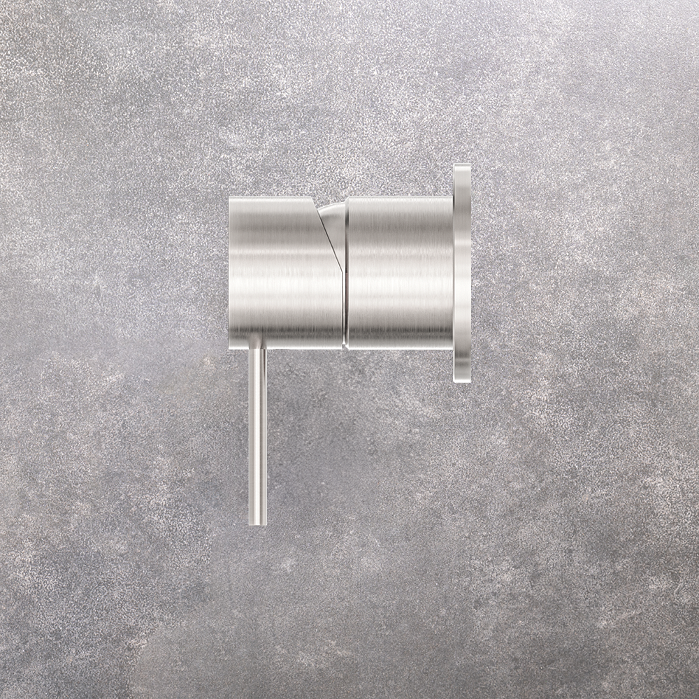 Mecca Shower Mixer with 60mm Plate Brushed Nickel