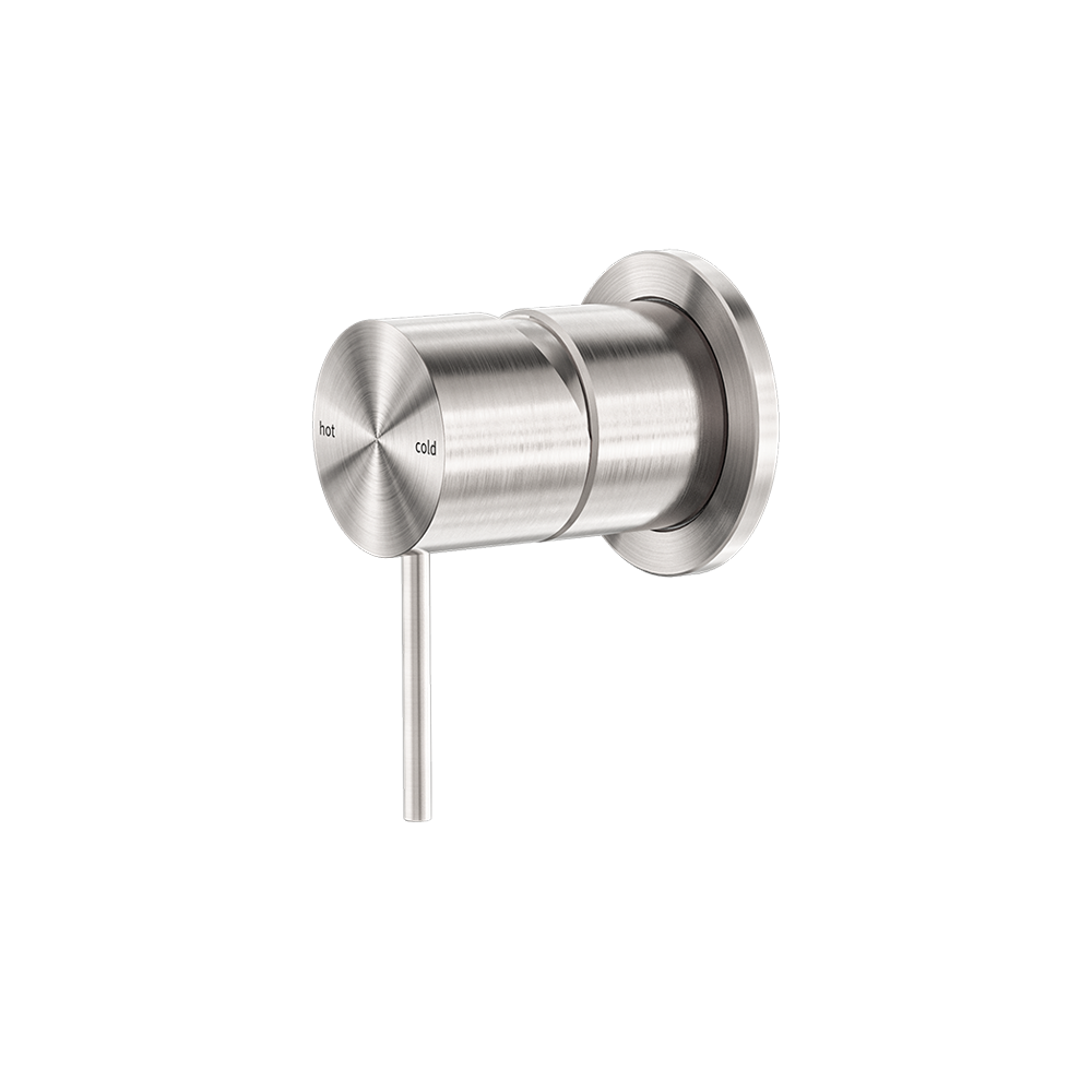 Mecca Shower Mixer with 60mm Plate Brushed Nickel