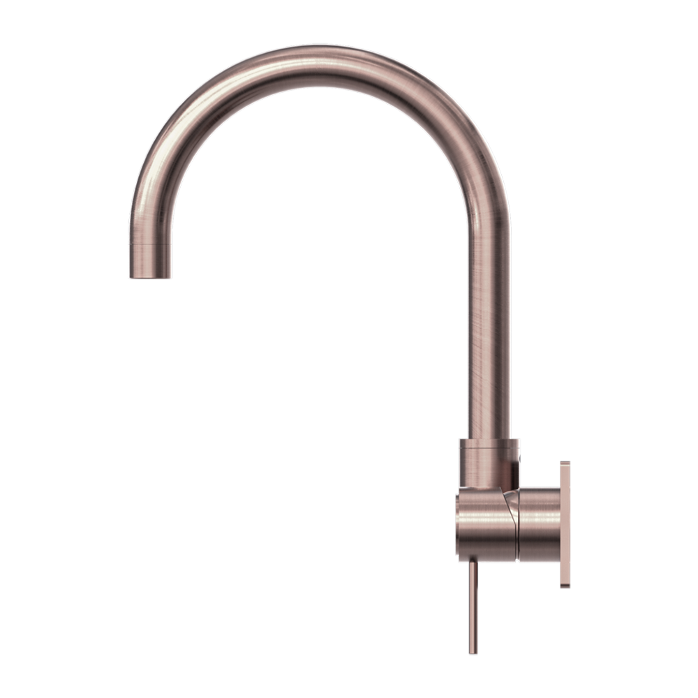 Mecca Wall Basin/Bath Mixer Swivel Spout Brushed Bronze