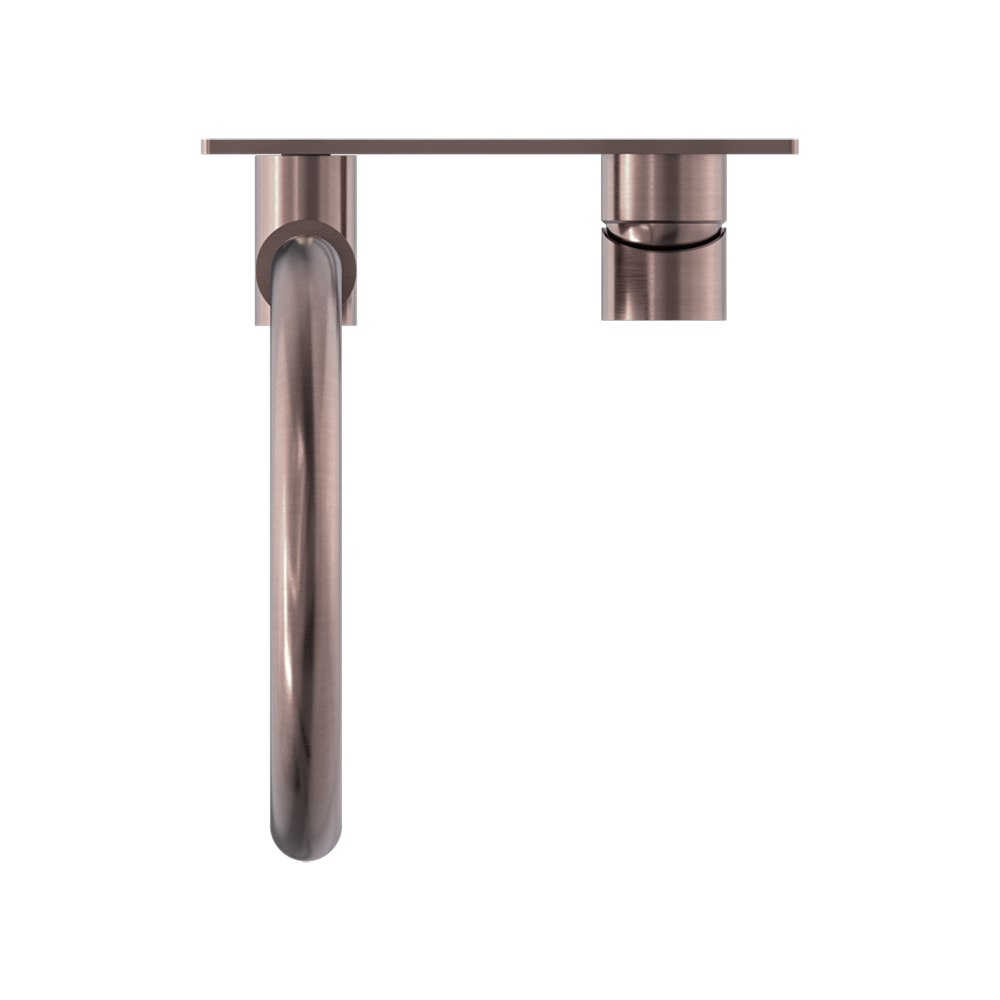 Mecca Wall Basin/Bath Mixer Swivel Spout Brushed Bronze